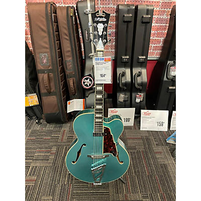 Used D'Angelico EXL-1 Ocean Turquoise Hollow Body Electric Guitar