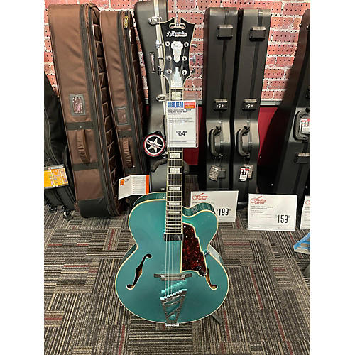 D'Angelico Used D'Angelico EXL-1 Ocean Turquoise Hollow Body Electric Guitar Ocean Turquoise