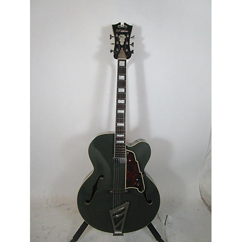 D'Angelico Used D'Angelico EXL-1 Olive Green Hollow Body Electric Guitar Olive Green