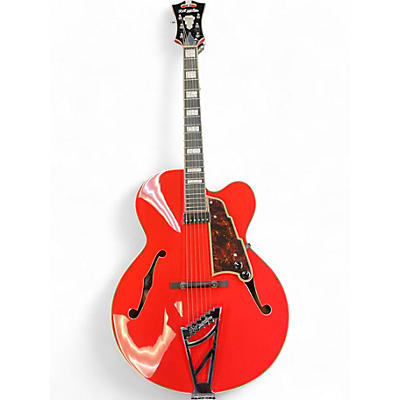 Used D'Angelico EXL-1 Orange Hollow Body Electric Guitar