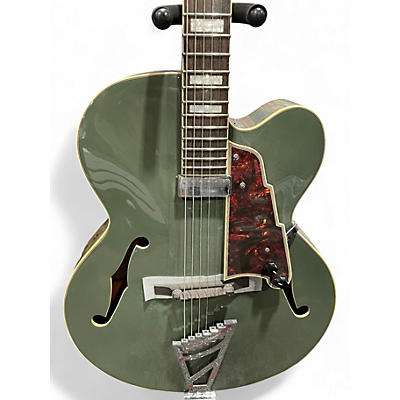 Used D'Angelico EXL-1 Royal Olive Hollow Body Electric Guitar