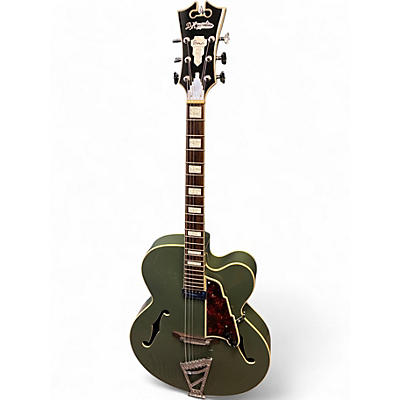 Used D'Angelico EXL-1 Royal Olive Hollow Body Electric Guitar