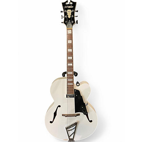 Used D'Angelico EXL-1 White Hollow Body Electric Guitar White