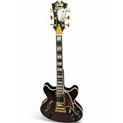 Used D'Angelico Excel DC Black Solid Body Electric Guitar