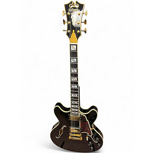 Used D'Angelico Excel DC Black Solid Body Electric Guitar Black