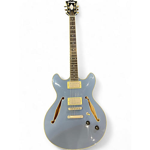 Used D'Angelico Excel DC Tour Slate Blue Hollow Body Electric Guitar Slate Blue