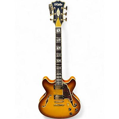 Used D'Angelico Excel DC XT Antique Amber Hollow Body Electric Guitar