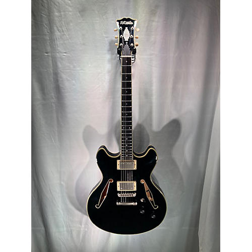 D'Angelico Used D'Angelico Excel Dc Tour Black Hollow Body Electric Guitar Black