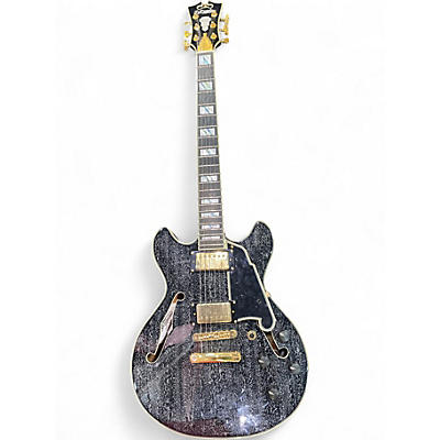 Used D'Angelico Excel Mini DC Black Dog Hollow Body Electric Guitar