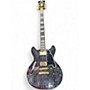 Used D'Angelico Excel Mini DC Black Dog Hollow Body Electric Guitar Black Dog