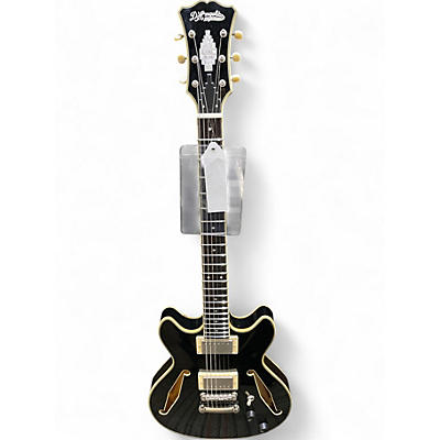 Used D'Angelico Excel Mini DC Tour Black Hollow Body Electric Guitar