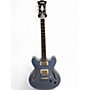 Used D'Angelico Excel Mini DC Tour SLATE BLUE Hollow Body Electric Guitar SLATE BLUE