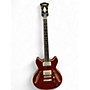 Used D'Angelico Excel Mini DC Tour Wine Red Hollow Body Electric Guitar Wine Red