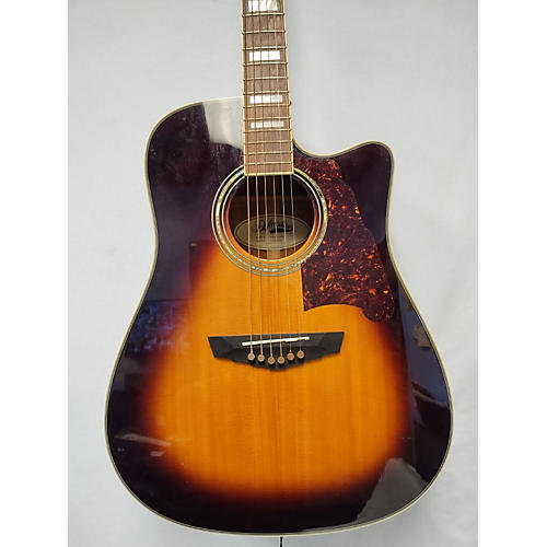 D'Angelico Used D'Angelico Excel SD400 Vintage Sunburst Acoustic Electric Guitar Vintage Sunburst