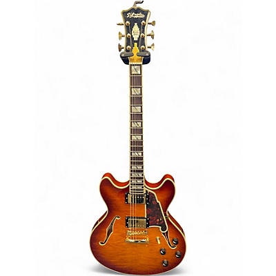 Used D'Angelico Excel Series DC Semi-Hollow Vintage Natural Hollow Body Electric Guitar