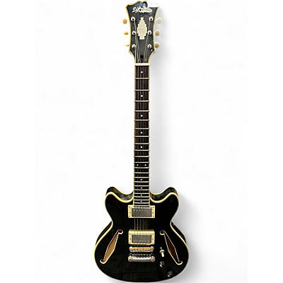 Used D'Angelico Excel Series Mini Dc Tour Black Hollow Body Electric Guitar