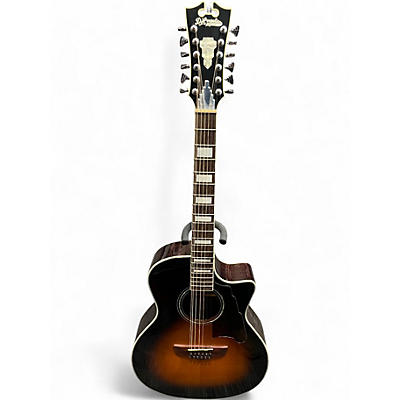 Used D'Angelico FULTON 12 STRING Vintage Sunburst 12 String Acoustic Electric Guitar