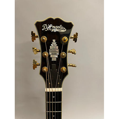 D'Angelico Used D'Angelico Gramercy Excel Vint Sunbrst Acoustic Electric Guitar Vint Sunbrst