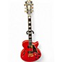 Used D'Angelico LIMITED EDITION DELUXE Red Hollow Body Electric Guitar Red