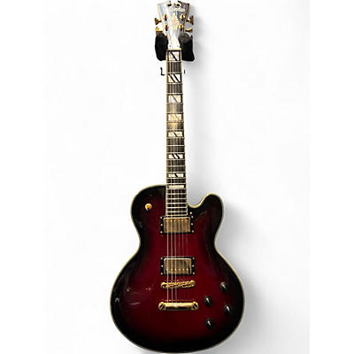 Used D'Angelico New Yorker SD-9 Wine Red Burst Solid Body Electric Guitar