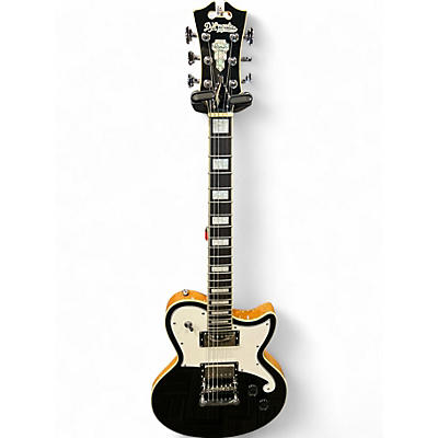 Used D'Angelico PREMIER ATLANTIC Black Solid Body Electric Guitar