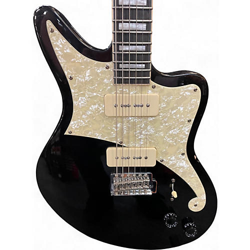 Used D'Angelico PREMIER BEDFORD Black Solid Body Electric Guitar Black