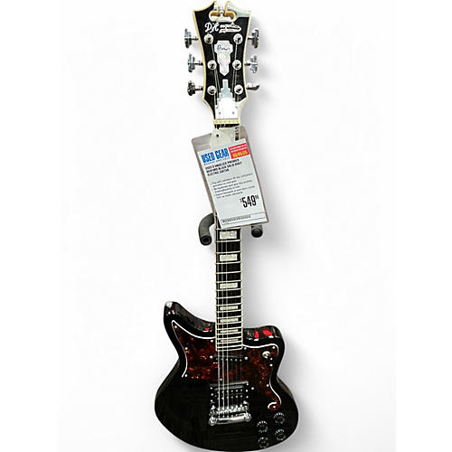 Used D'Angelico PREMIER BEDFORD Black Solid Body Electric Guitar Black