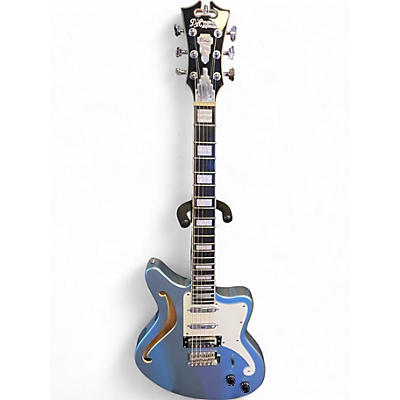Used D'Angelico PREMIER BEDFORD Ice Blue Metallic Hollow Body Electric Guitar