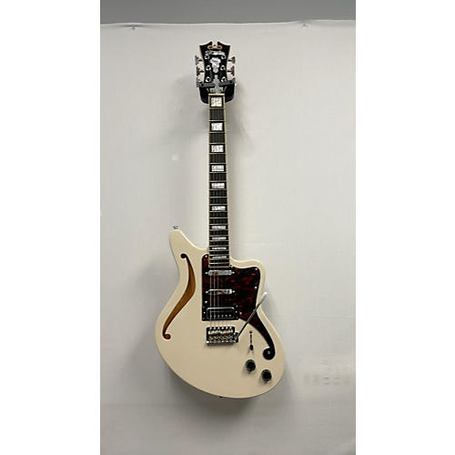 D'Angelico Used D'Angelico PREMIER BEDFORD SERIES White Hollow Body Electric Guitar White