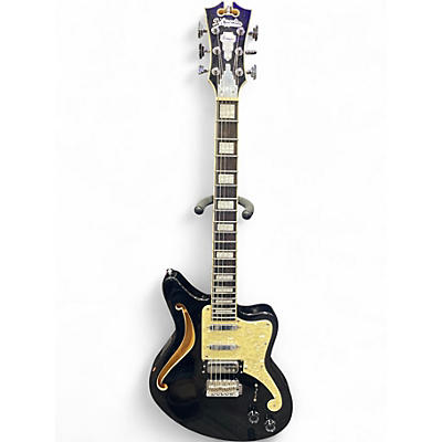 Used D'Angelico PREMIER BEDFORD SH Black Hollow Body Electric Guitar