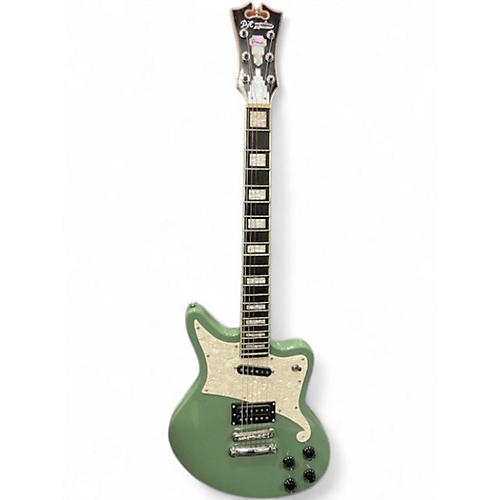 Used D'Angelico PREMIER BEDFORD SH Green Solid Body Electric Guitar Green
