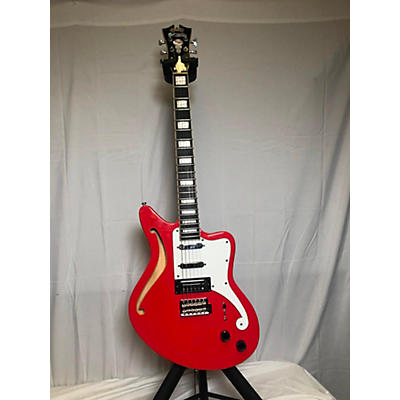 Used D'Angelico PREMIER BEDFORD SH Red Hollow Body Electric Guitar