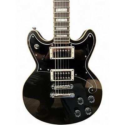 Used D'Angelico PREMIER BRIGHTON BLACK SPARKLE Solid Body Electric Guitar