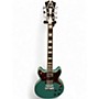 Used D'Angelico PREMIER BRIGHTON DOUBLE CUTAWAY Blue Solid Body Electric Guitar Blue