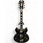 Used D'Angelico PREMIER DAPDCSBKCTCB Black Hollow Body Electric Guitar Black