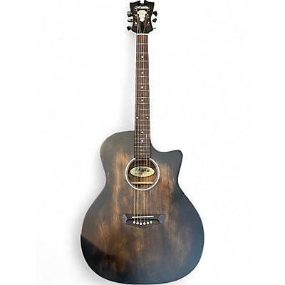 Used D'Angelico PREMIER GRAMERCY CS AGED TRANS BLACK Acoustic Electric Guitar