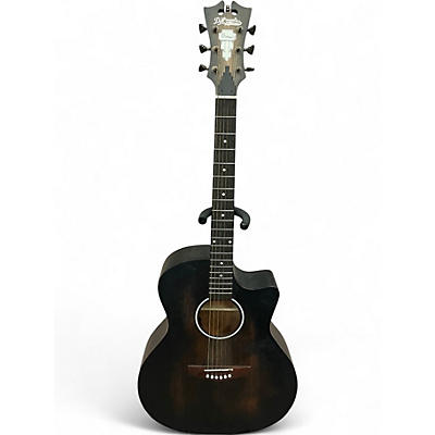 Used D'Angelico PREMIER GRAMERCY CS Trans Black Acoustic Electric Guitar