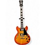 Used D'Angelico PREMIER MINI DC XT Honey Burst Hollow Body Electric Guitar Honey Burst