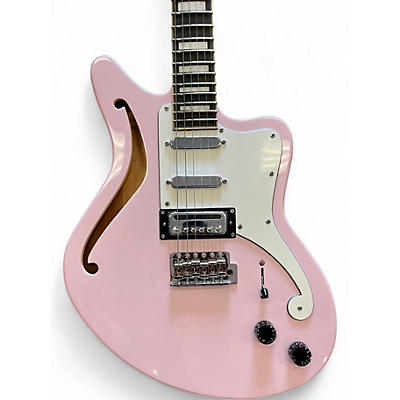 Used D'Angelico PREMIER SERIES BEDFORD SH Shell Pink Hollow Body Electric Guitar