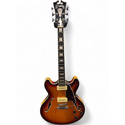 Used D'Angelico PREMIER SERIES DC BOARDWALK Sunburst Hollow Body Electric Guitar