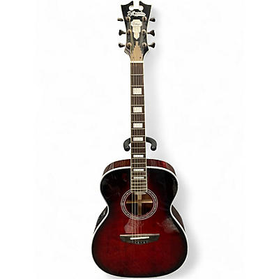 Used D'Angelico PREMIER TAMMANY TRANS BLACK CHERRY BURST Acoustic Electric Guitar
