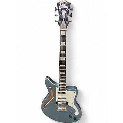 Used D'Angelico PRIMIER BEDFORD SH Ice Blue Metallic Hollow Body Electric Guitar