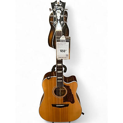 Used D'Angelico PSD500 NAT Natural Acoustic Electric Guitar