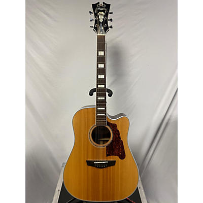 D'Angelico Used D'Angelico PSD500 Natural Acoustic Guitar