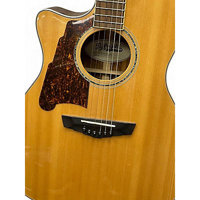 Used D'Angelico PSG200L Vintage Natural Acoustic Electric Guitar