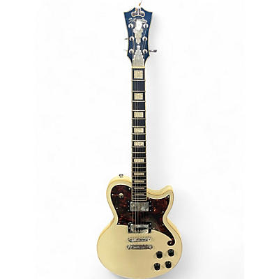 Used D'Angelico Premier Atlantic White Solid Body Electric Guitar