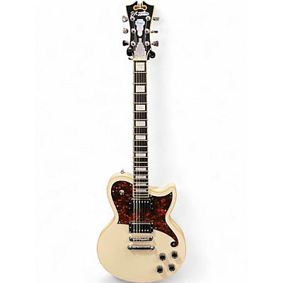 Used D'Angelico Premier Atlantic White Solid Body Electric Guitar