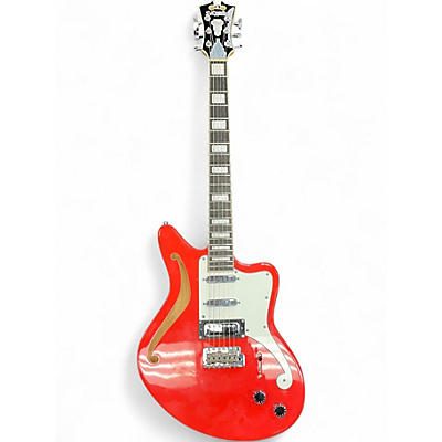 Used D'Angelico Premier BEDFORD SH Fiesta Red Hollow Body Electric Guitar