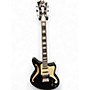 Used D'Angelico Premier Bedford Black Hollow Body Electric Guitar Black