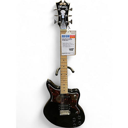 Used D'Angelico Premier Bedford Black Solid Body Electric Guitar Black